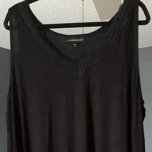 Black lace cami
